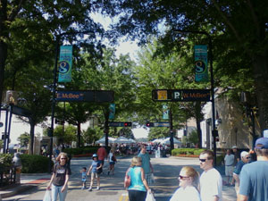 Saturday Morning Market on Main Street Downtown Greenville SC.