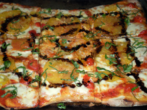 Caprese Pizza with Balsamic Drizzle