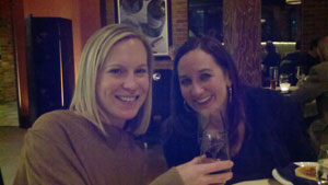Jen and Tracey at Devereauxs