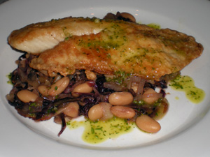 White Fish with Lemon Vinaigrette