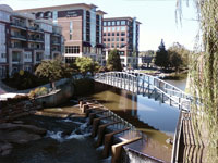 Riverplace, downtown Greenville, South Carolina.