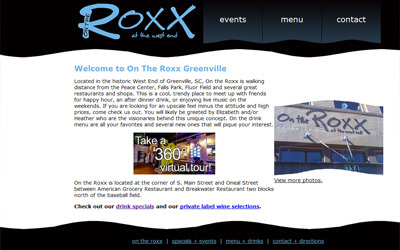 On the Roxx, Westend, Downtown Greenville, SC