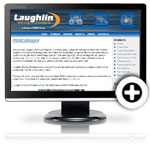Laughlin Racing Products - Manufactures chassis and racing products for NASCAR.